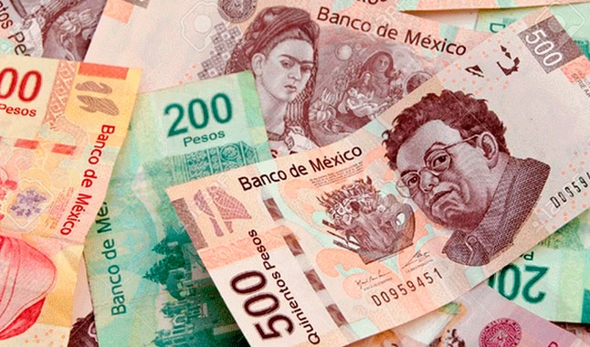 Billetes de pesos mexicanos